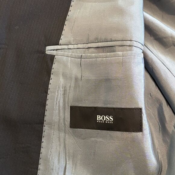 Hugo Boss Rossellini Wool Sport Coat Blazer Mens 42S Black USA - Picture 5 of 10